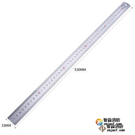 鋼直尺量程50cm；精度：1mm　